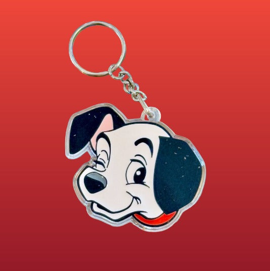 Disney's 101 Dalmatians Puppy Face Keychain (90s)