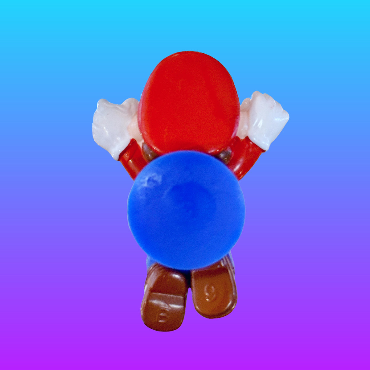 Super Mario Suction Cup Mini Figure - Rare Cereal Toy (Kelloggs, 1999)