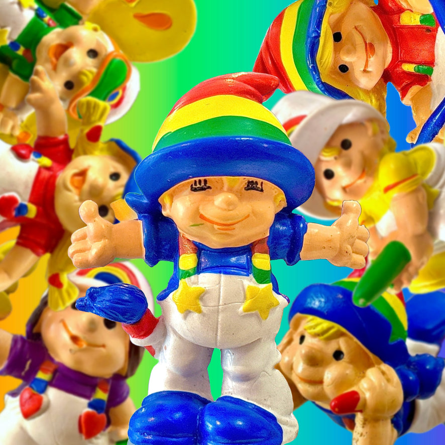 Rainbow Kids PVC Figures (Wallace Berrie, 1980)