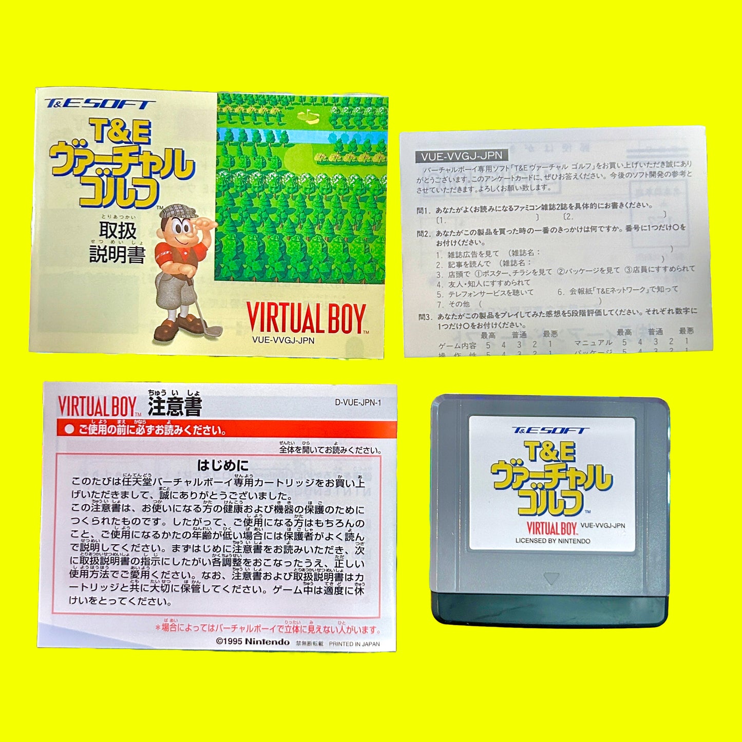 T&E Golf (CIB, Virtual Boy)