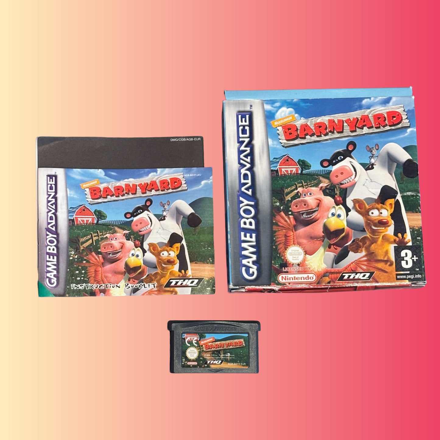 Nickelodeon: Barnyard (CIB, Gameboy Advance)