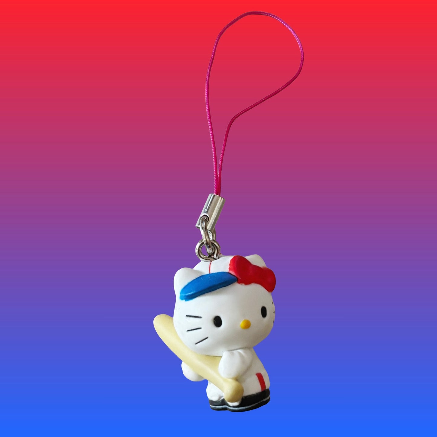 Hello Kitty Sports Danglers: Baseball - Phone Charm (2009)