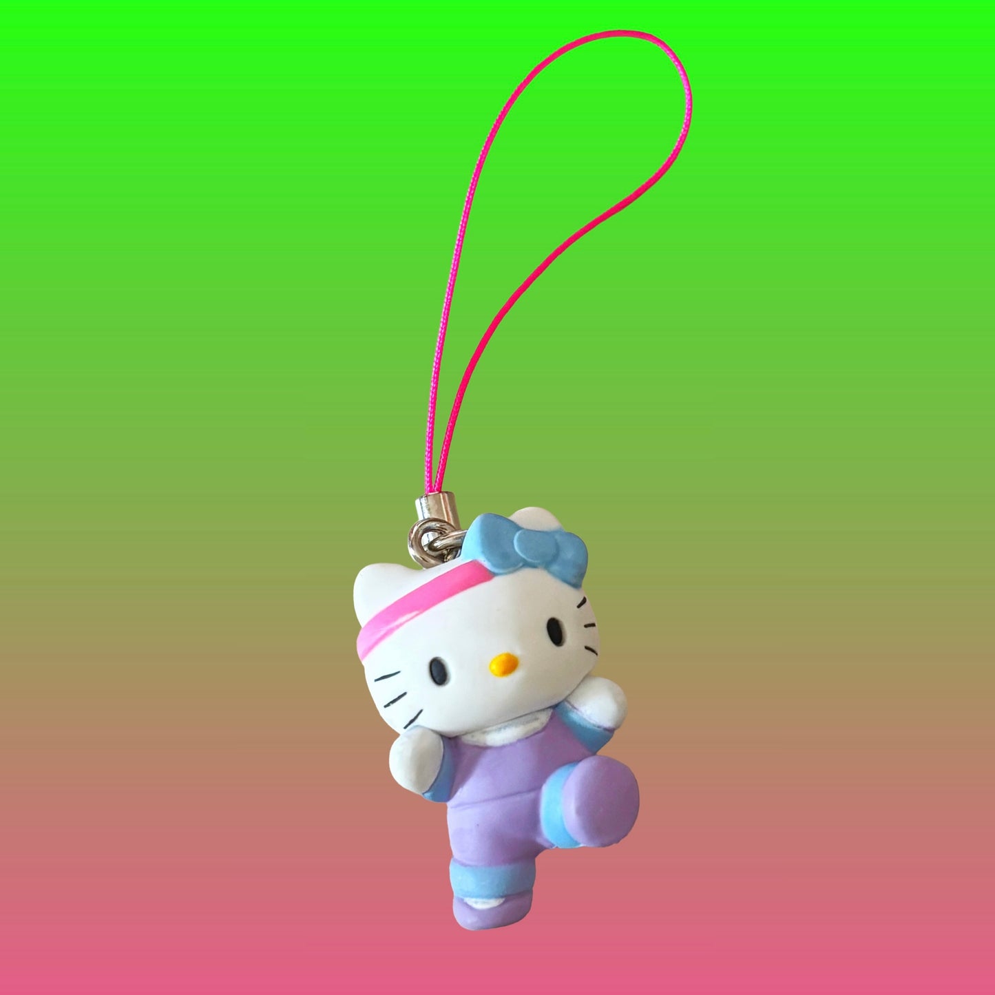 Hello Kitty Sports Danglers: Aerobics - Phone Charm (2009)