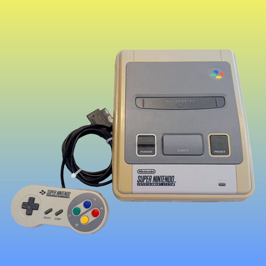 Super Nintendo Console + Controller