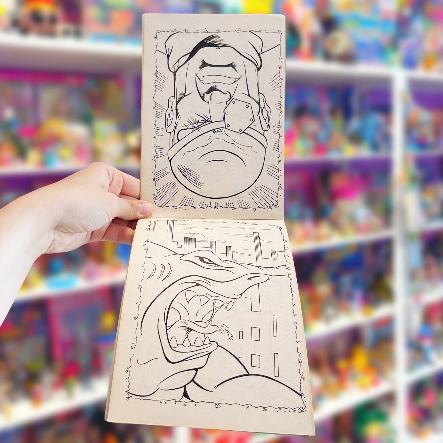 Street Sharks Coloring & Activity Pad Book (90s)