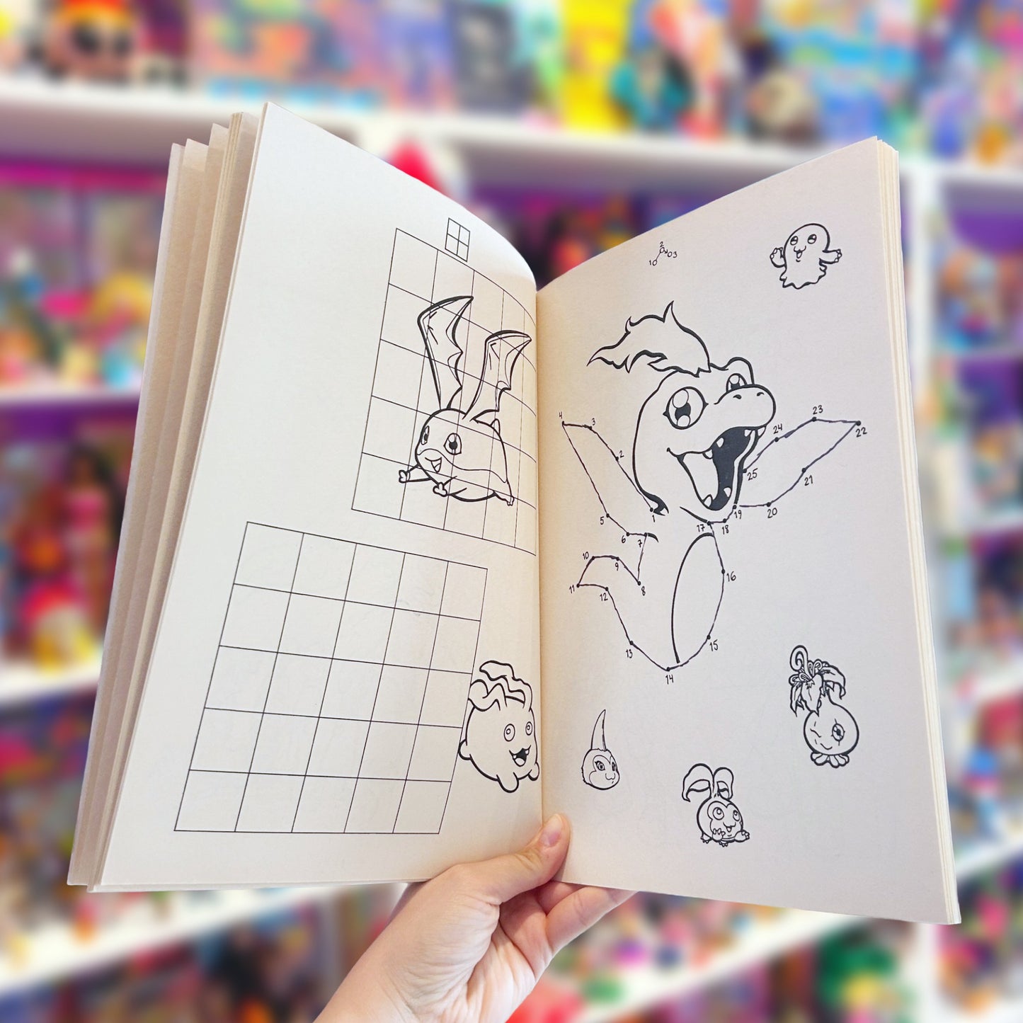 Digimon Legebog Coloring/Activity Book (2000s)
