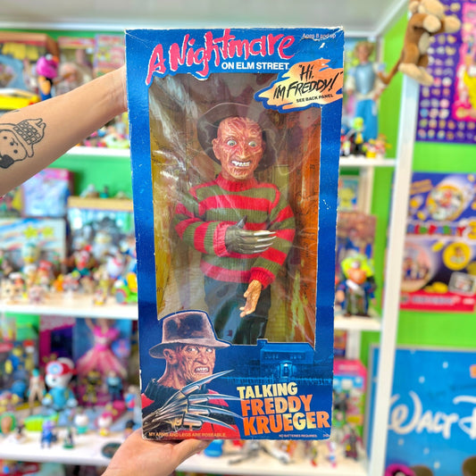 A Nightmare On Elmstreet: Talking Freddy Krueger Doll - (NIB, 80s) - PopCultGang