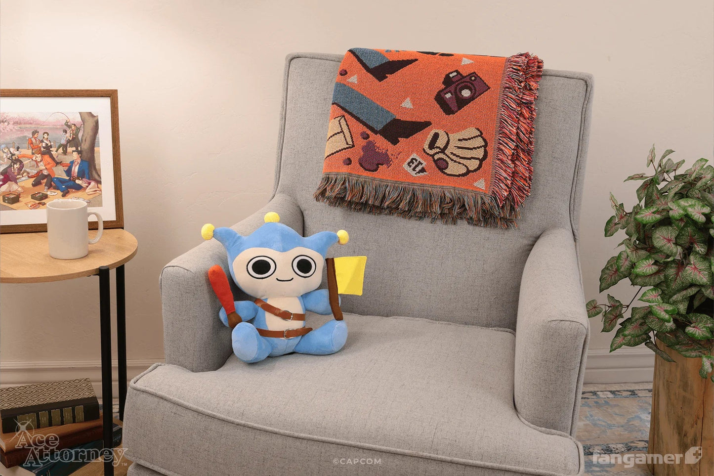 Ace Attorney: Crime Scene Throw Blanket (Fangamer) - PopCultGang