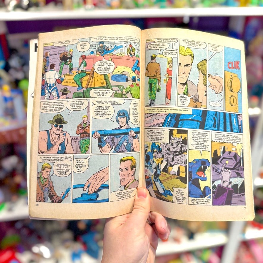 Action Force Møder Transformers 1 (danish comic book, 80s) - PopCultGang