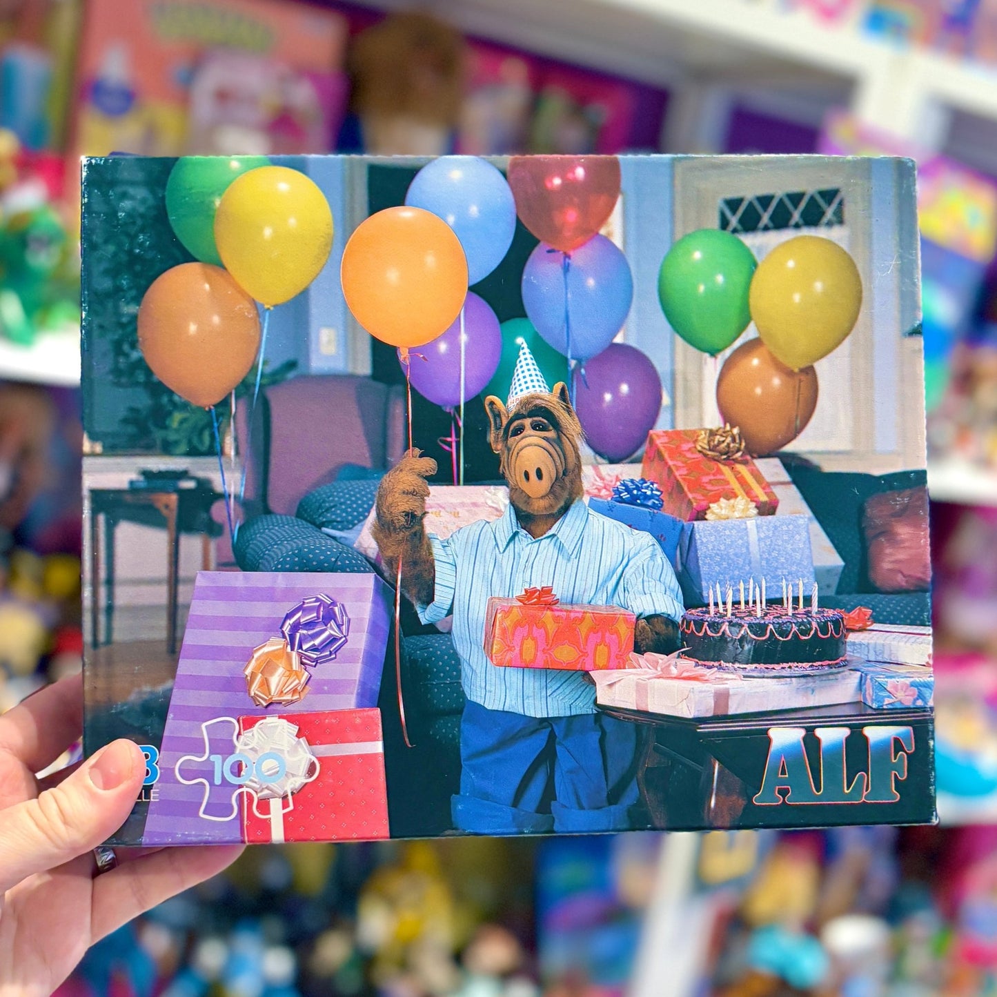 Alf Birthday Surprise Puzzle (100 pieces, 1980s) - PopCultGang