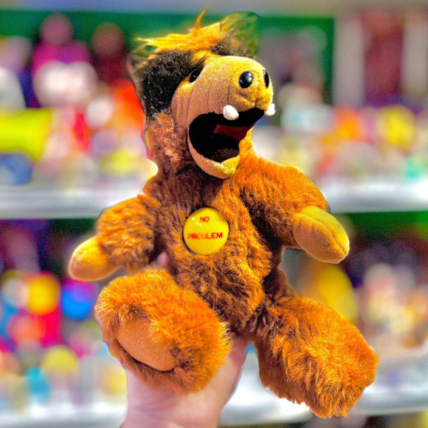 Alf “No Problem” - Button Bootleg Plush (80s) - PopCultGang