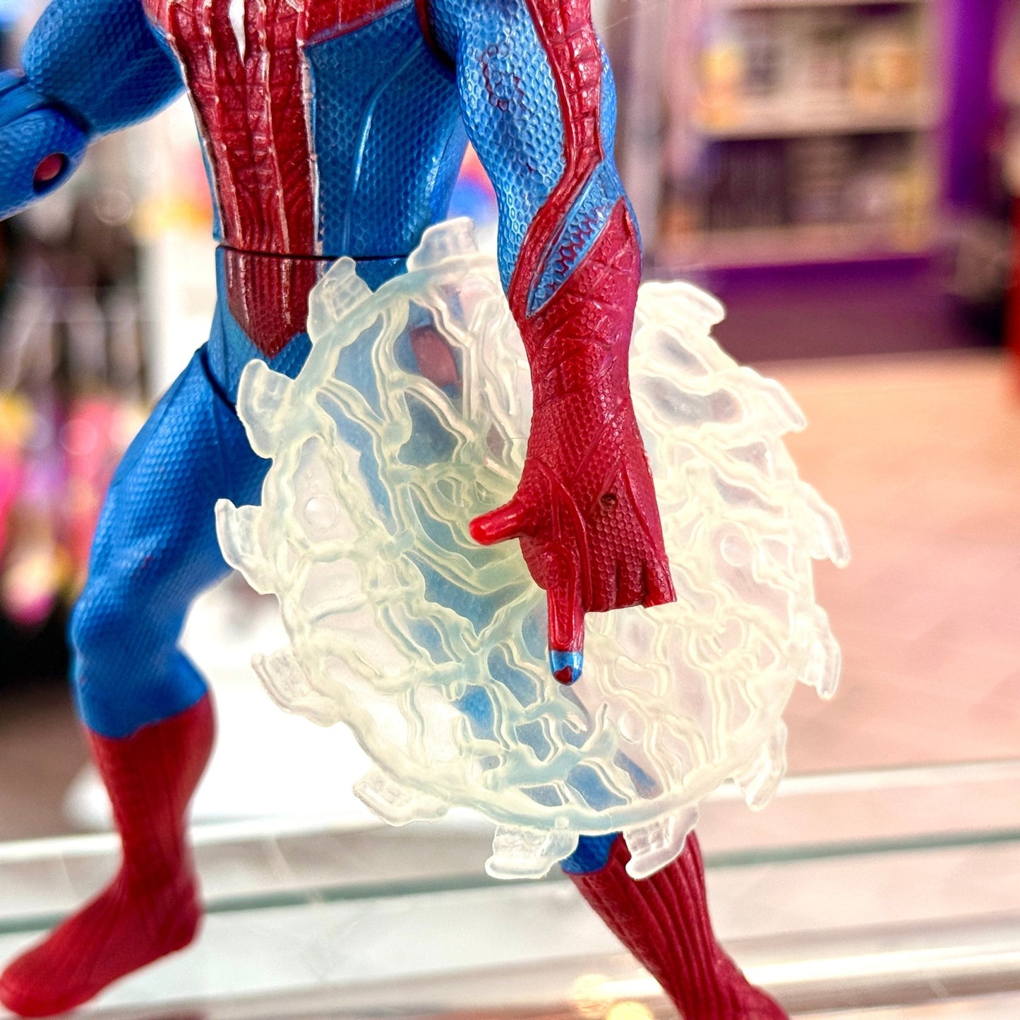 Amazing Spider-Man: Web Battlers Spinning Web Blade Action Figure (2012) - PopCultGang