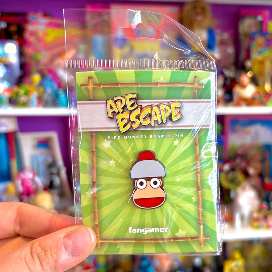 Ape Escape: Pipo Monkey Enamel Pin (Fangamer) - PopCultGang
