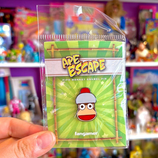 Ape Escape: Pipo Monkey Enamel Pin (Fangamer) - PopCultGang
