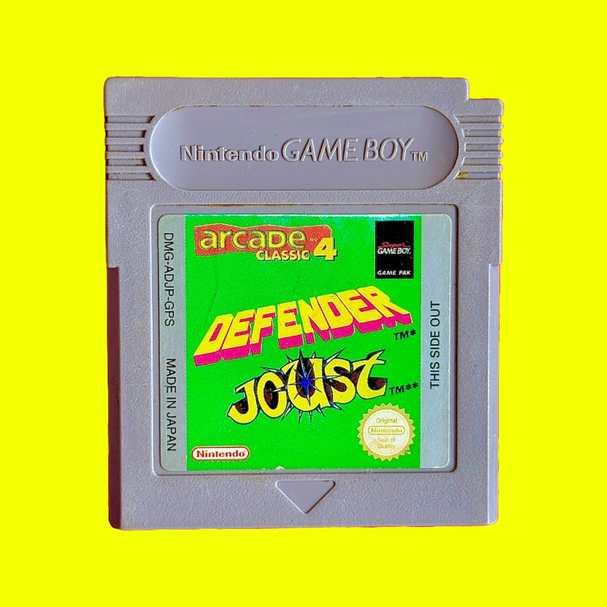 Arcade Classics 4: Defender & Joust (Gameboy) - PopCultGang