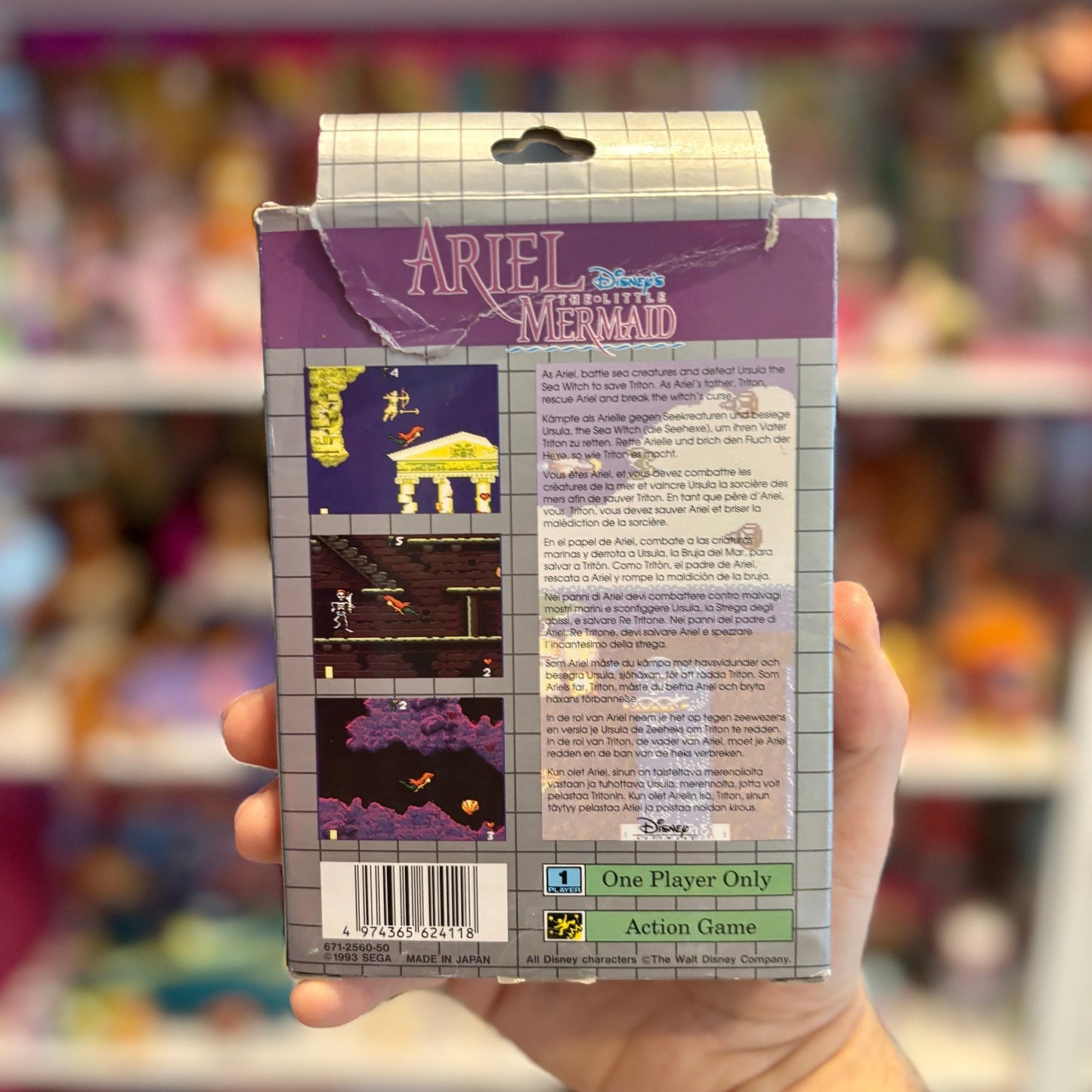 Ariel & The Little Mermaid (Sega Game Gear) - PopCultGang