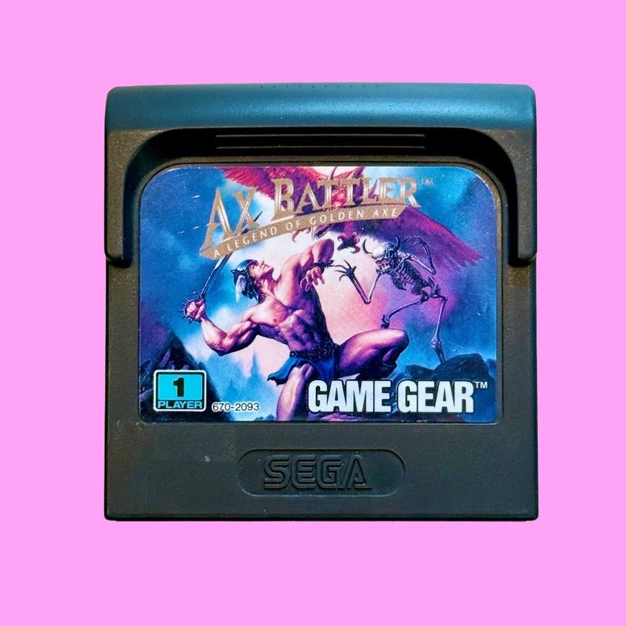 Ax - Battle: A Legend of Golden Axe (Sega Game Gear) - PopCultGang