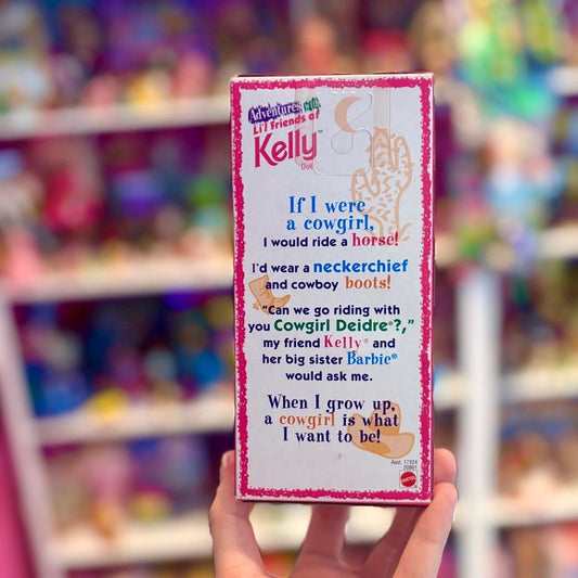 Barbie: Adventures With Lil' Friends of Kelly - Cowgirl Deidre Doll (NIB, Mattel, 1998) - PopCultGang