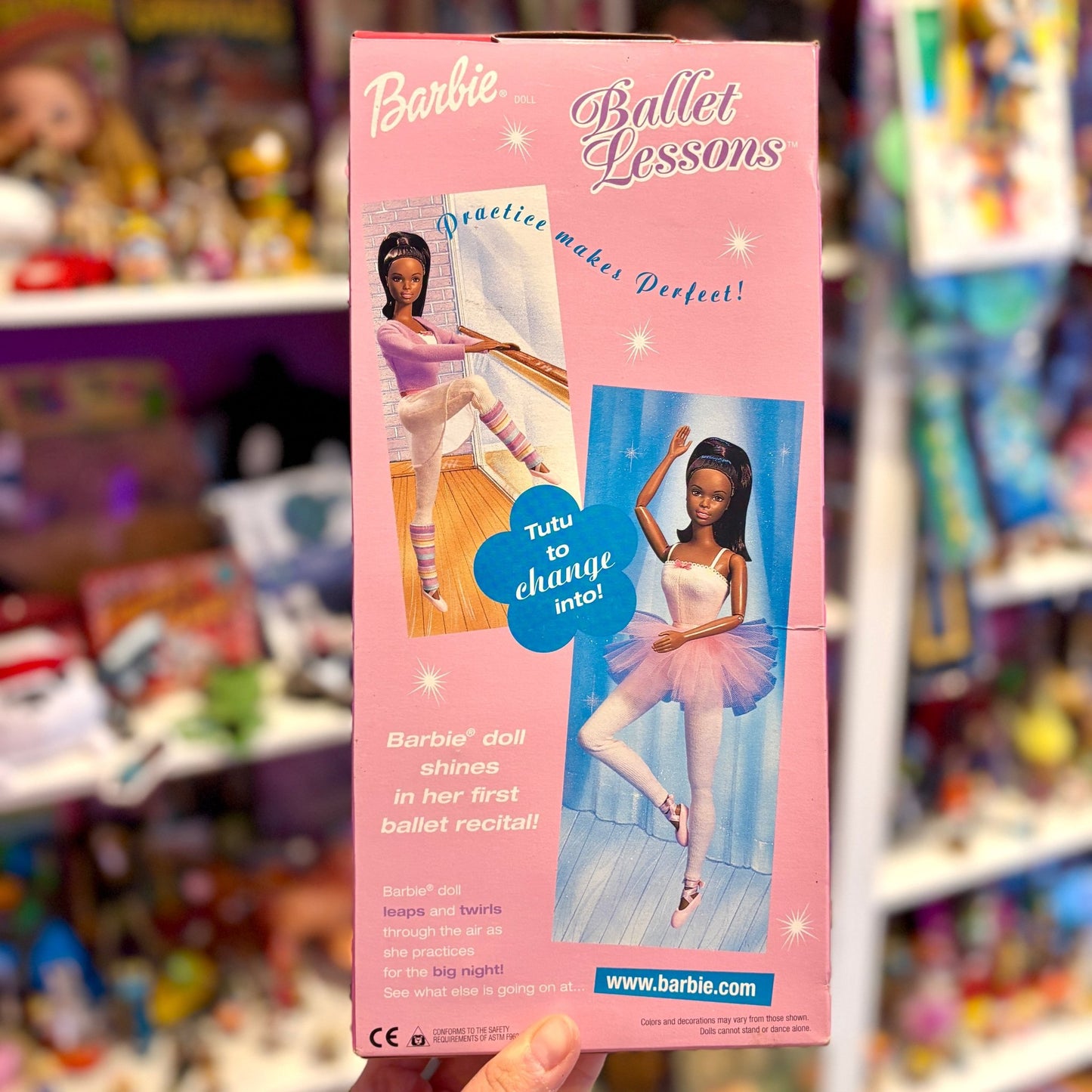 Barbie: Ballet Lessons African American Barbie Doll (Mattel, 2000) - PopCultGang