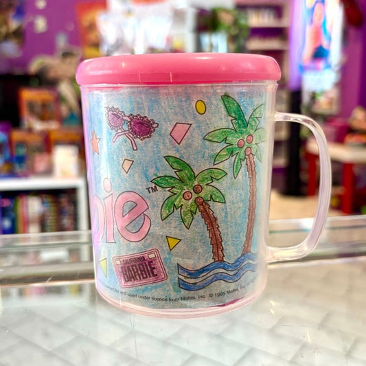 Barbie Coloring Mug (Mattel, 1995) - PopCultGang