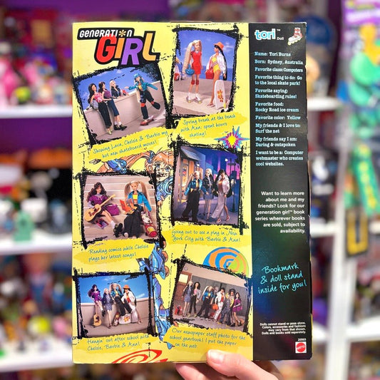 Barbie: Generation Girl - Tori Skateboard Doll (NIB, Mattel, 1998) - PopCultGang