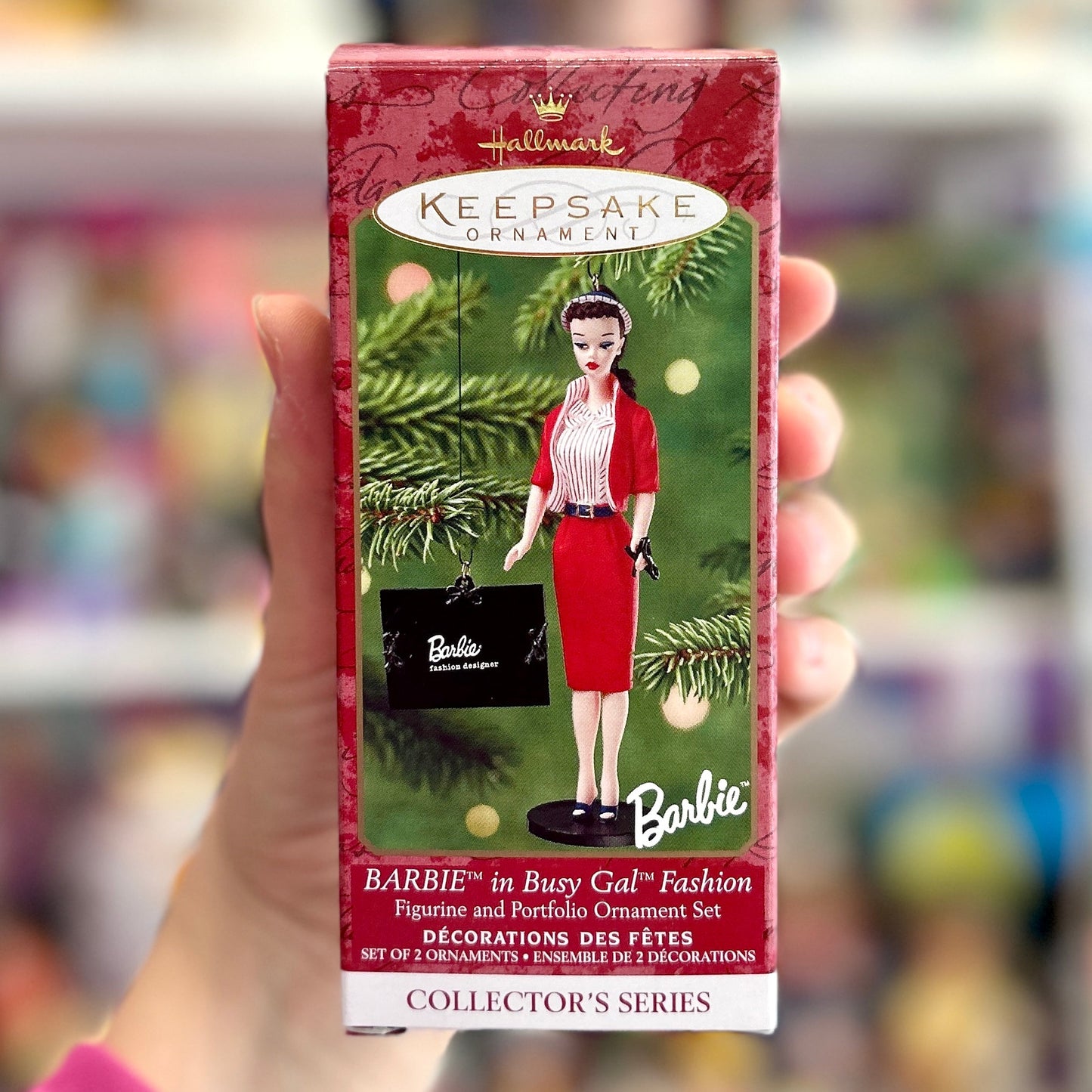 Barbie Hallmark Ornament: Barbie in Busy Gal Fashion - PopCultGang