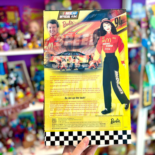 Barbie: Nascar 94 Official Collector's Edition - Bill Elliot Doll (NIB, 1999) - PopCultGang