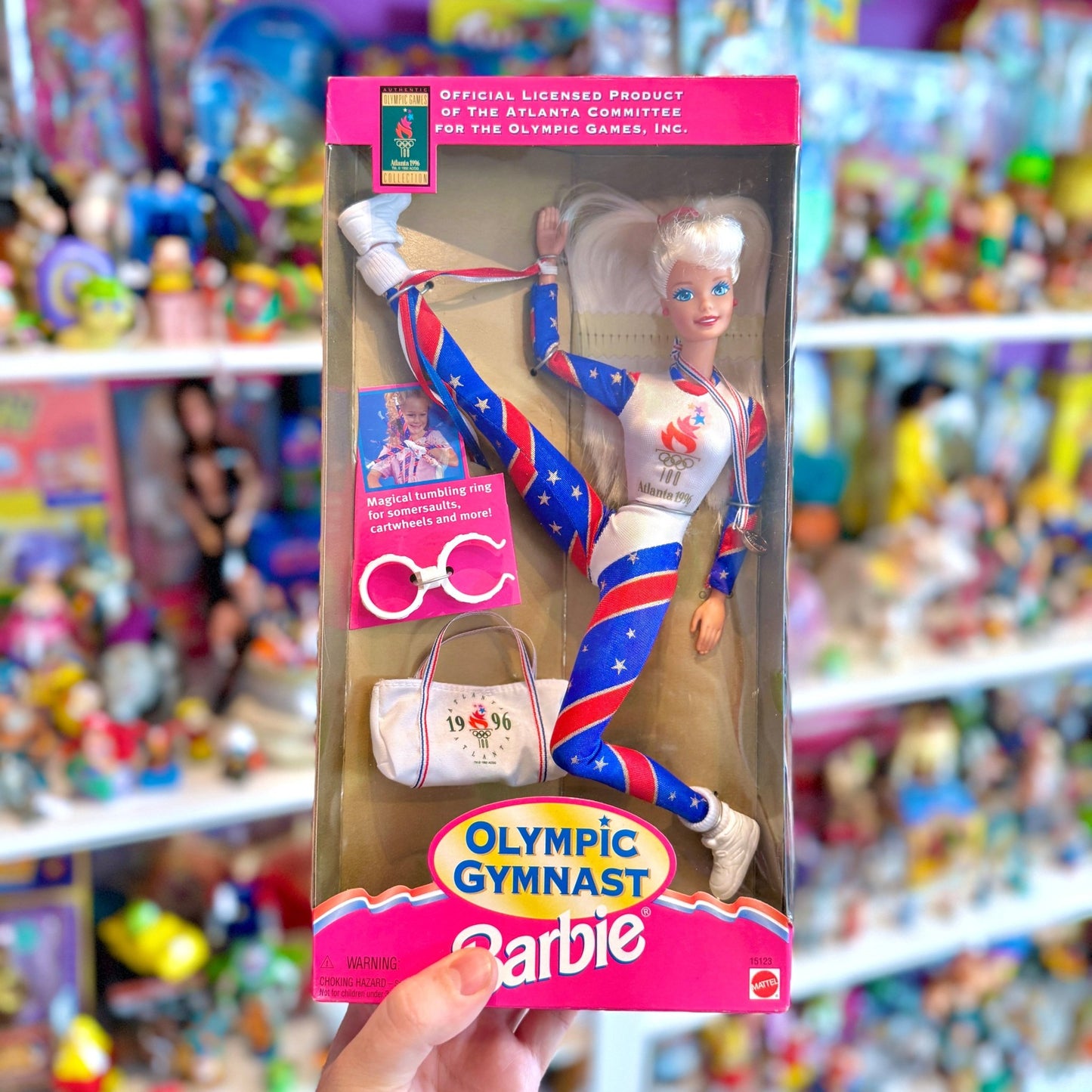 Barbie Olympic Gymnast Doll Blonde Hair (NIB, 1996) - PopCultGang