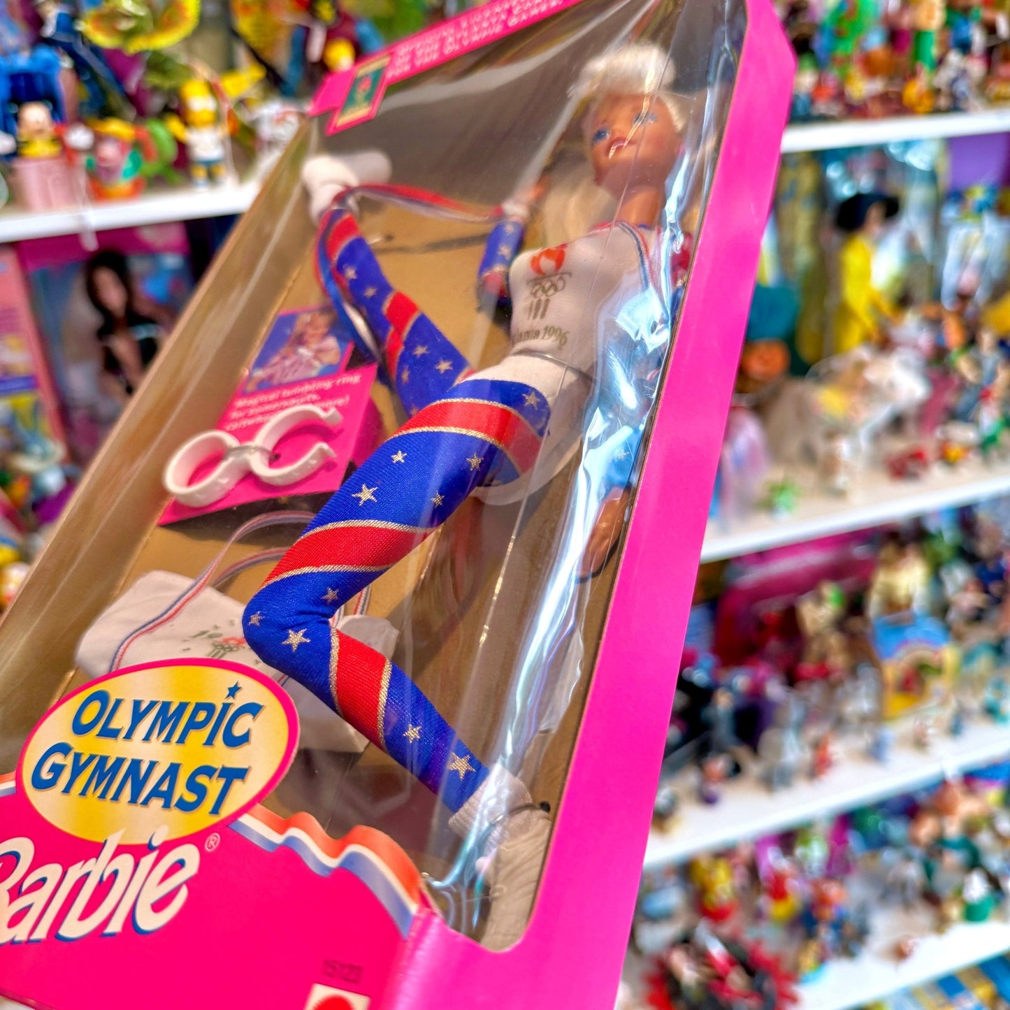 Barbie Olympic Gymnast Doll Blonde Hair (NIB, 1996) - PopCultGang