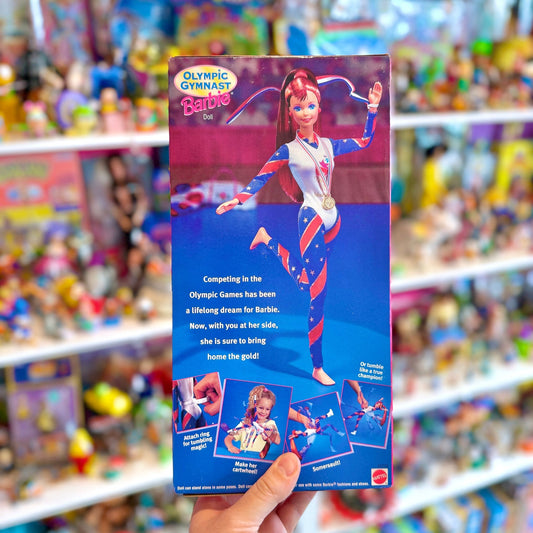 Barbie Olympic Gymnast Doll Dark Hair (NIB, 1996) - PopCultGang