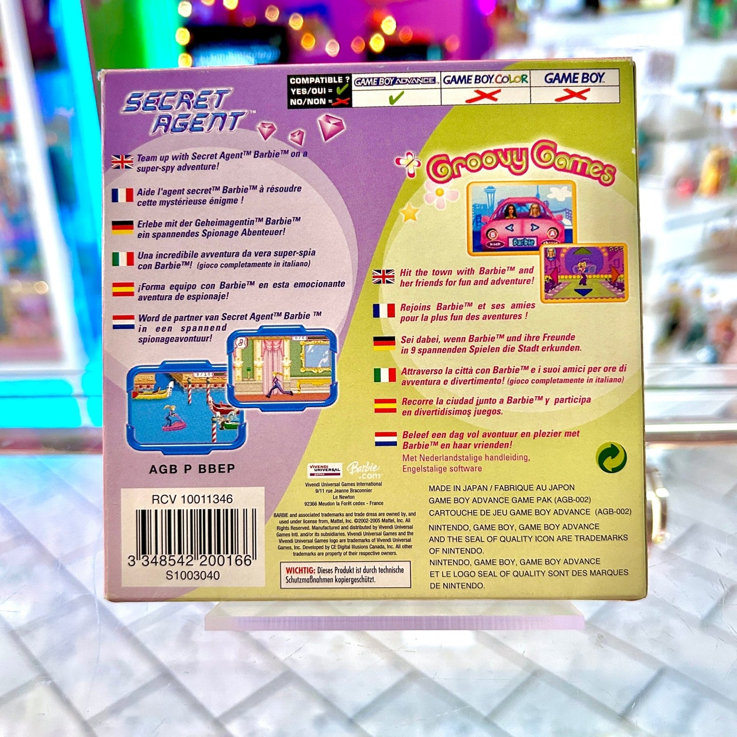 Barbie Superpack 2 in 1 - Secret Agent + Groovy Games (CIB, Gameboy Advance) - PopCultGang