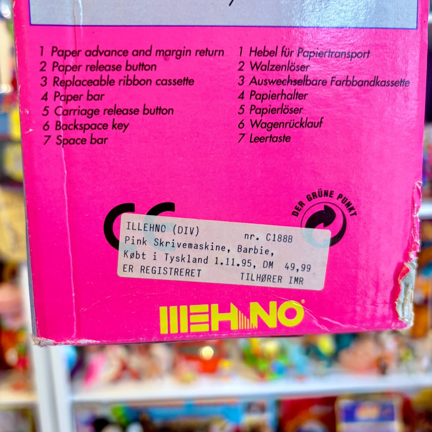 Barbie Typewriter (Illehno, 1994) - PopCultGang