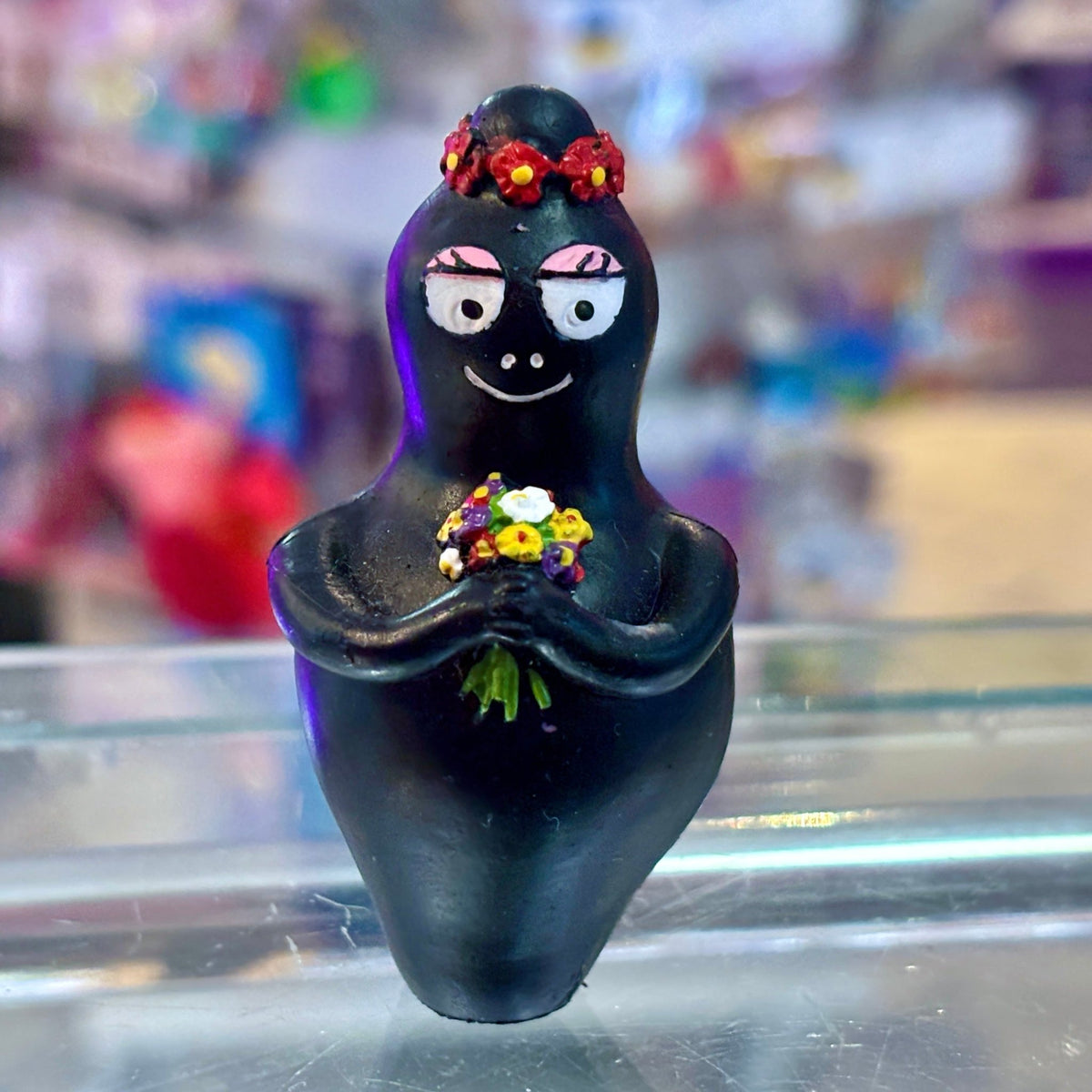 Barpapapa: Barbamama Holding Flowers PVC Figure (Plastoy, 2003) - PopCultGang