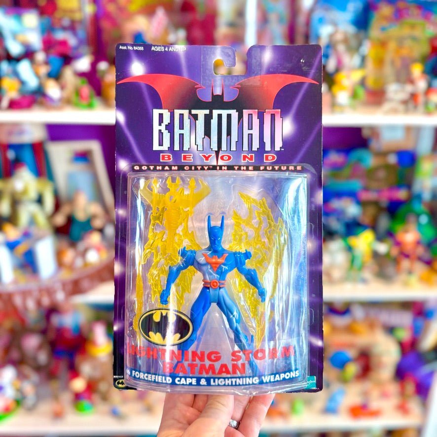 Batman Beyond: Lightning Storm Batman Action Figure (MOC, 1999) - PopCultGang
