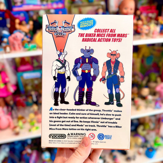 Biker Mice From Mars: Throttle Deluxe Action Figure 18cm (Nacelle Company, 2023) - PopCultGang