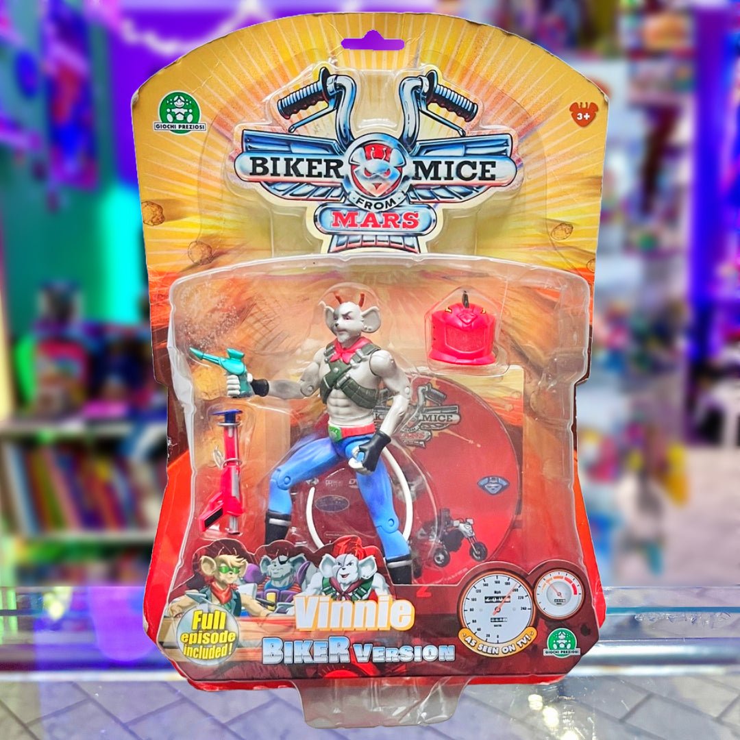 Biker Mice From Mars: Vinnie Biker Version - Action Figure (MOC, 2006) - PopCultGang