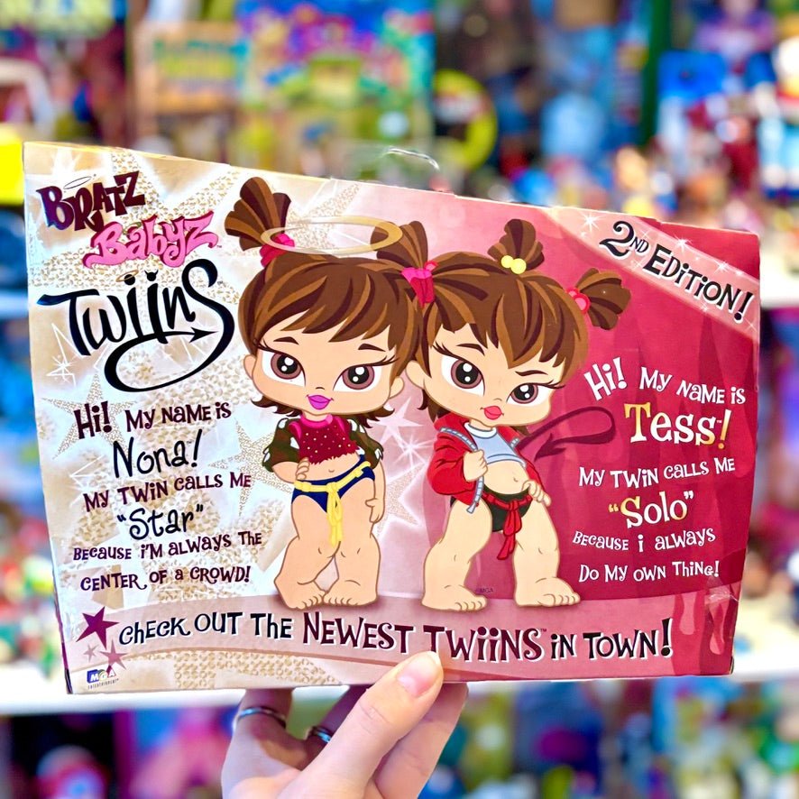 Bratz Babyz Twins: Nona & Tess Dolls (2nd edition, NIB, New In Box, MGA, 2005) - PopCultGang