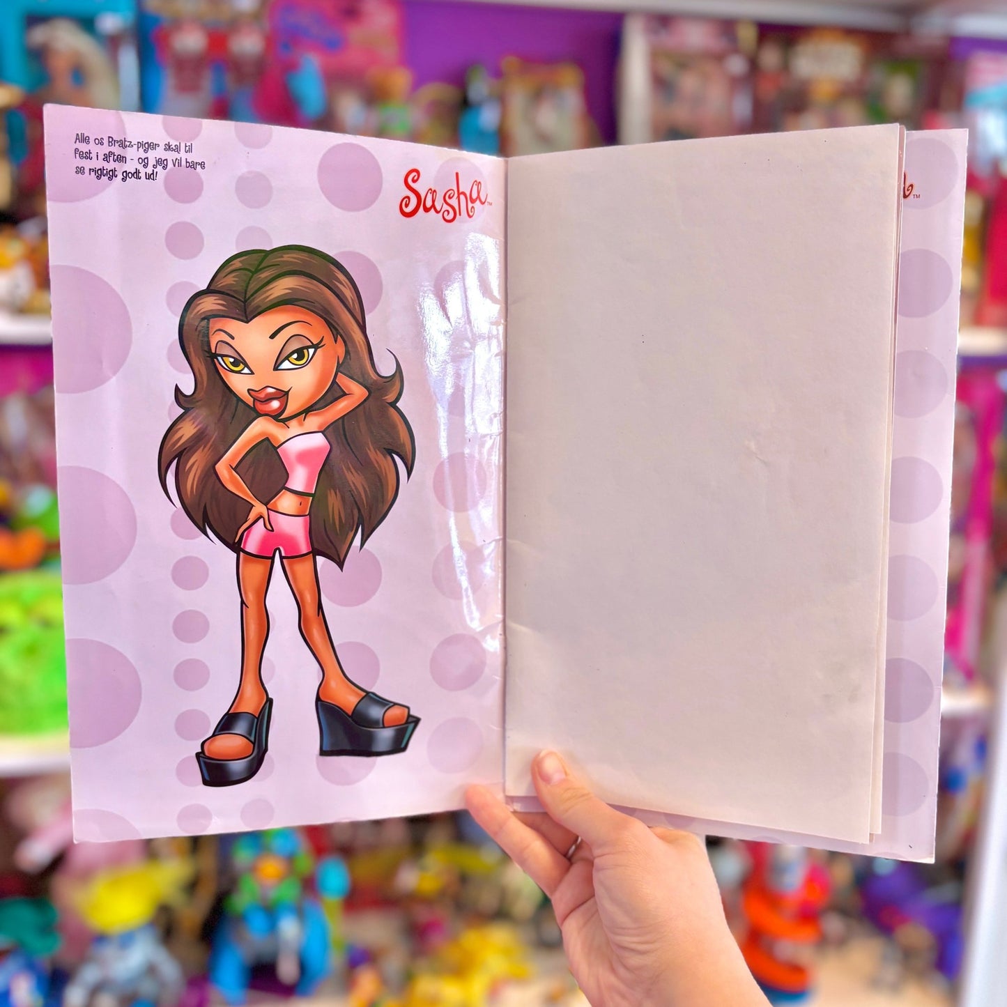 Bratz: "Så' Der Fest" Sticker Book (danish, unused, 2000s) - PopCultGang