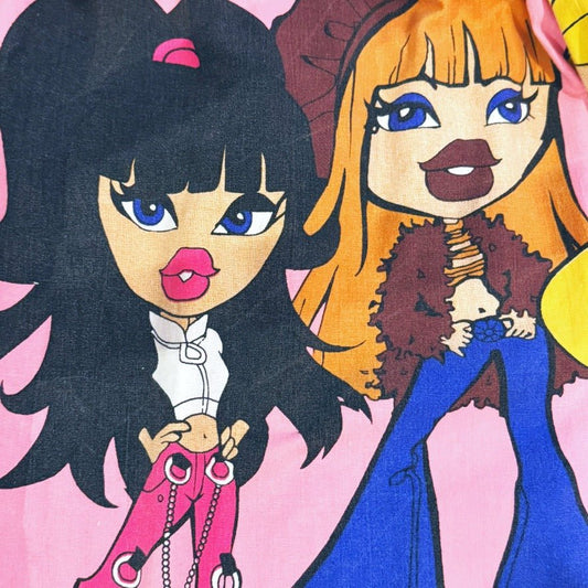 Bratz Upcycled Grey & Pink Shirt Dress (FARVEFYLDT x POPCULTGANG) - PopCultGang