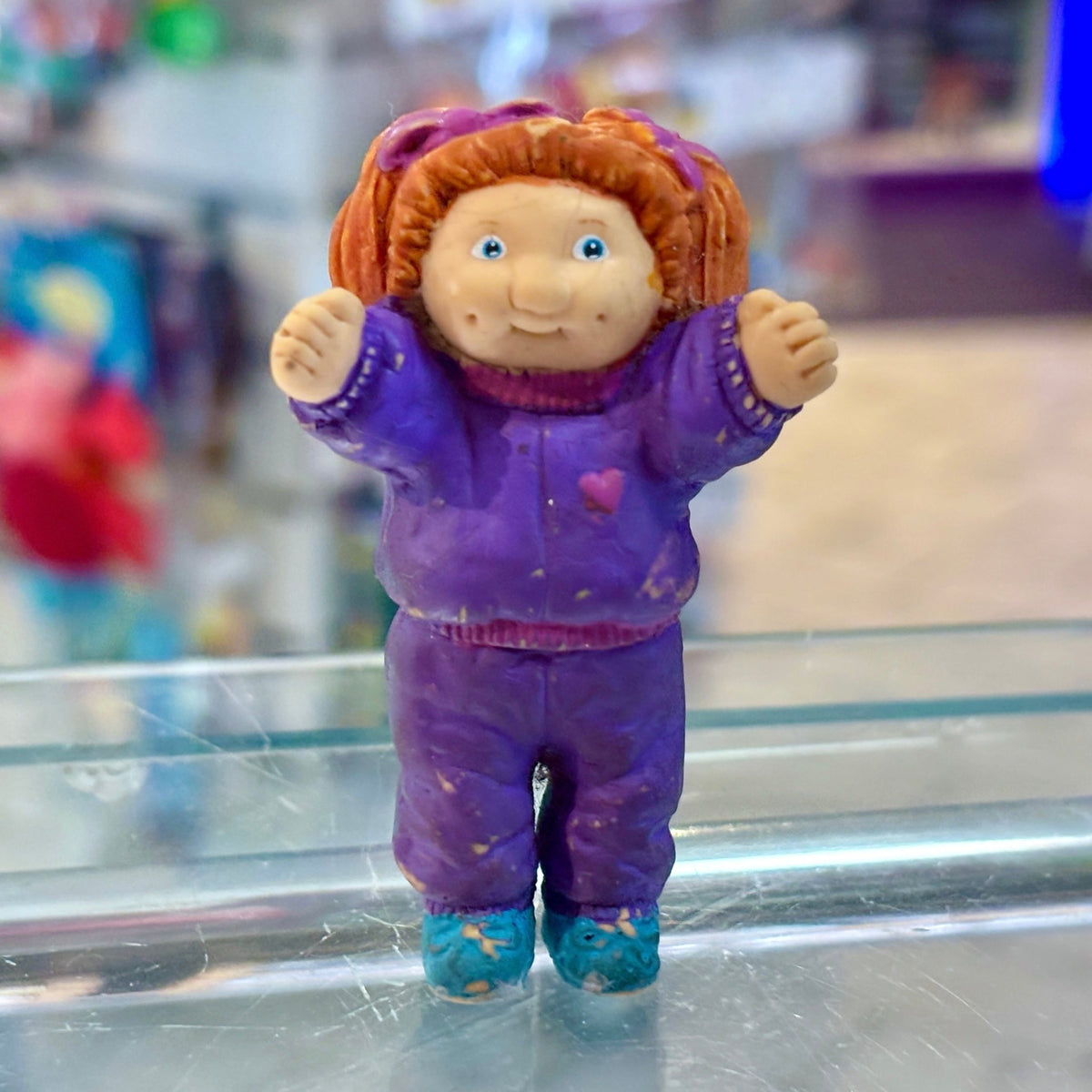 Cabbage Patch Kids: Red-Haired Girl PVC Figure (1984) - PopCultGang