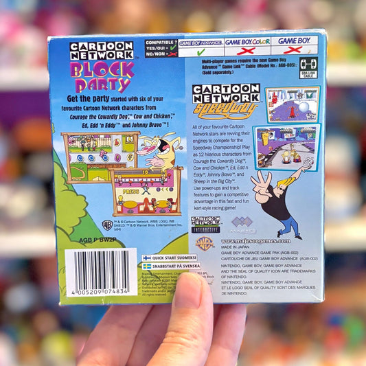 Cartoon Network: Double Game - Block Party & Speedway (CIB, Gameboy Advance) - PopCultGang