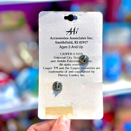 Casper The Friendly Ghost Pins: Casper & Fatso - Tac Pin Duo (90s) - PopCultGang