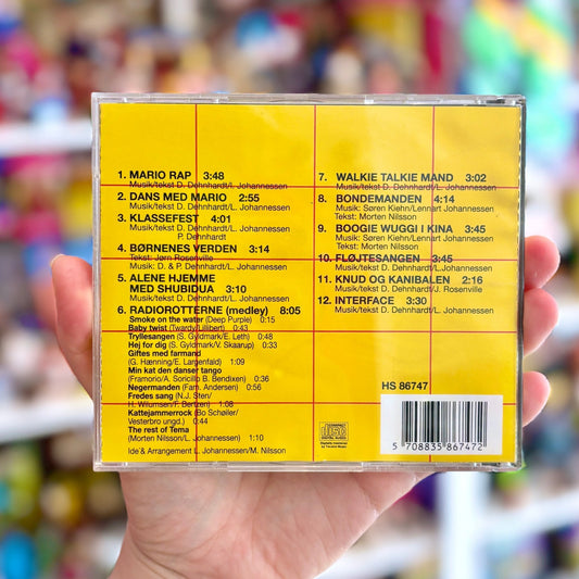 CD: Mario & Luigi - Kendt Fra TV2 (very rare danish Nintendo CD, officially licensed, 1989) - PopCultGang