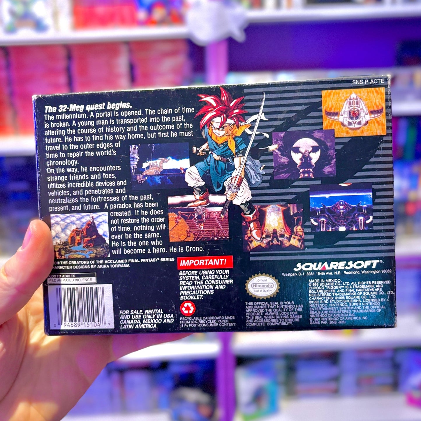 Chrono Trigger (NTSC, CIB, SNES) - PopCultGang