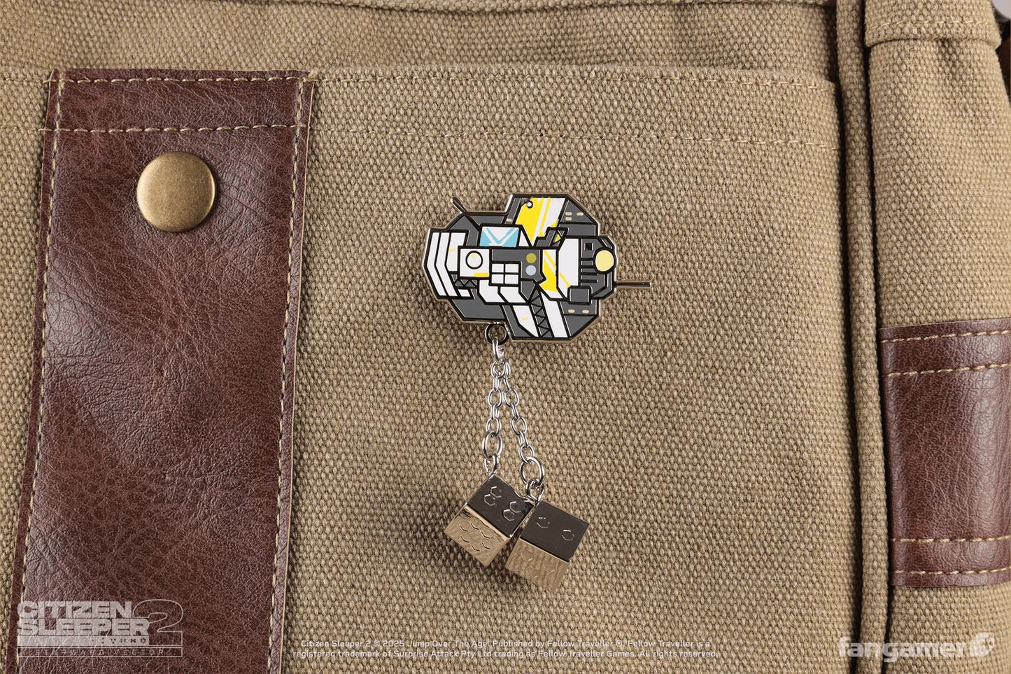 Citizen Sleeper: The Rig Hanging Dice Pin (Fangamer) - PopCultGang