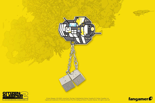 Citizen Sleeper: The Rig Hanging Dice Pin (Fangamer) - PopCultGang