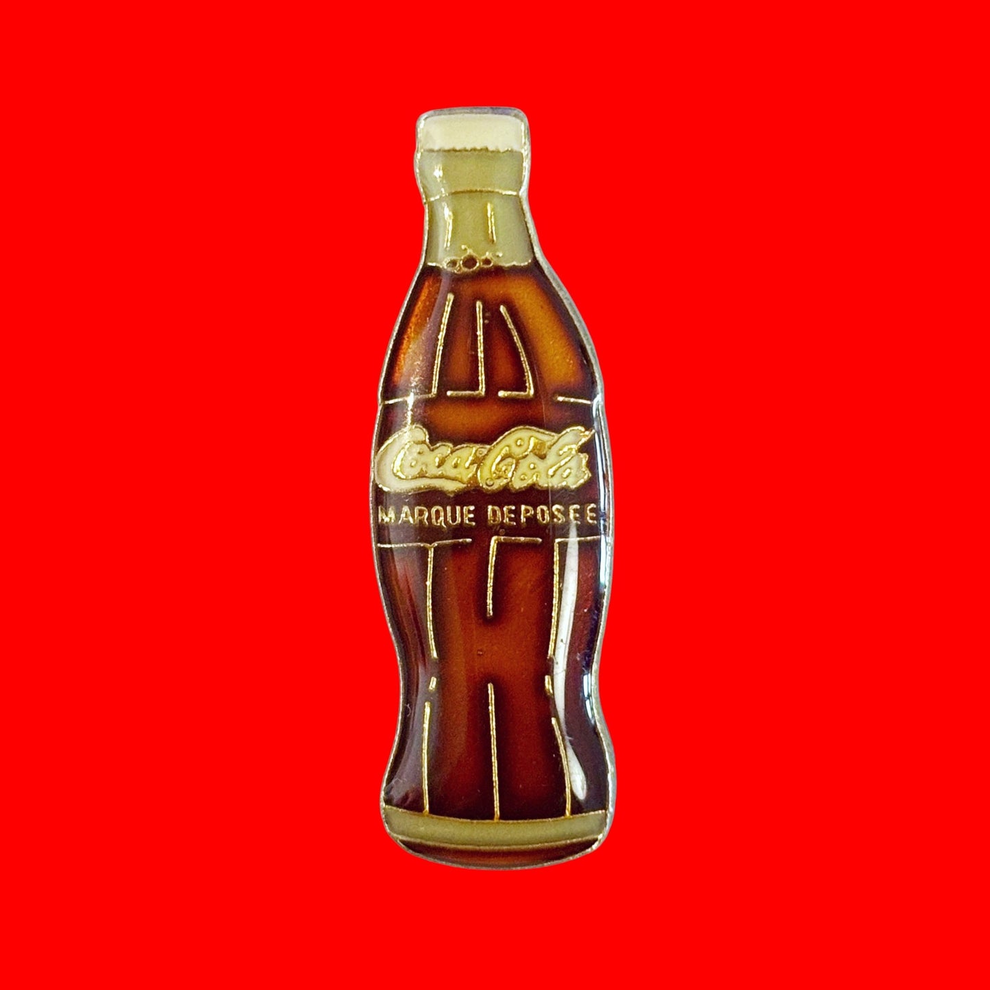 Coca Cola Bottle Enamel Pin (90s) - PopCultGang