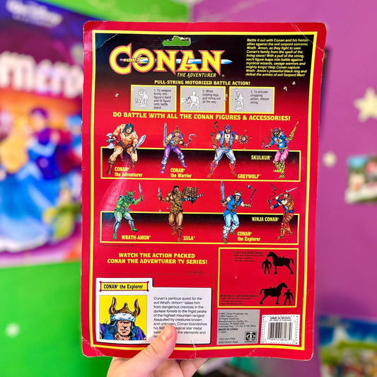 Conan The Adventurer: Conan The Explorer Action Figure (MOC, 1992) - PopCultGang