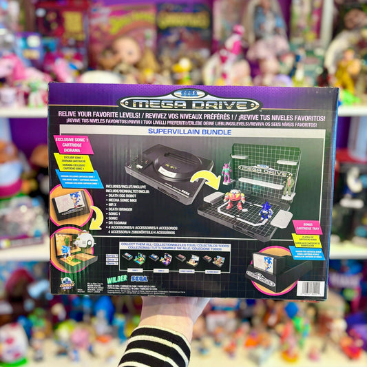 Console Heroes: Mega Drive Console Boss Level With Sonic 1 Cartridge Diorama (Wilder Toys) - PopCultGang
