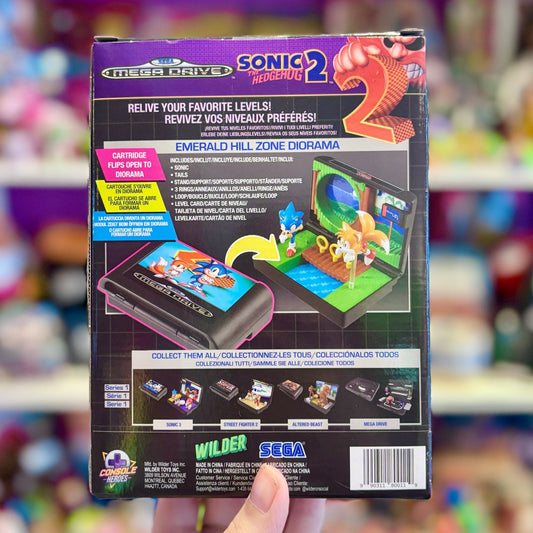 Console Heroes: Mega Drive Sonic 2 Cartridge Diorama (Wilder Toys) - PopCultGang